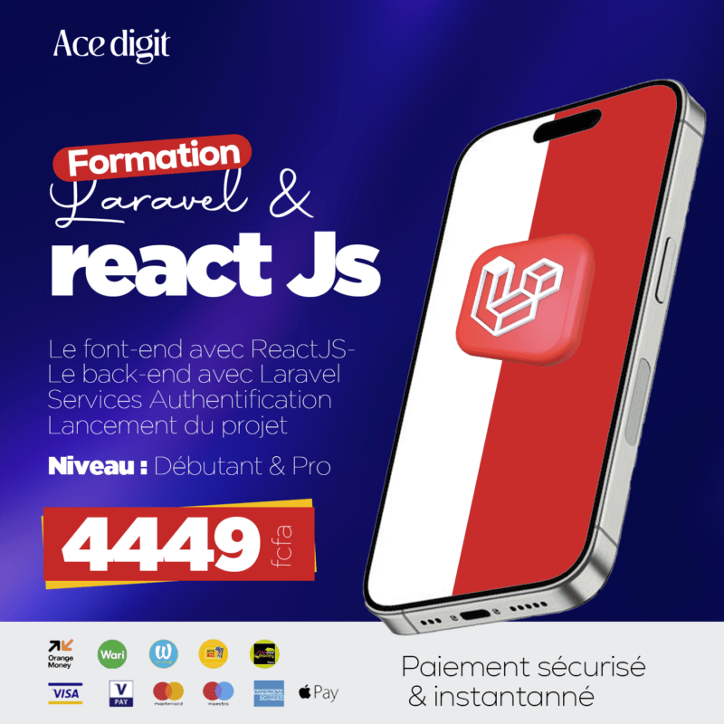 Apprenez Laravel et React Js en 3 jours guide ultime