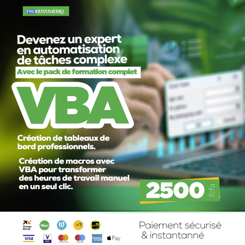 Créer vous même vos logiciels de comptabilité et gestion avec VBA