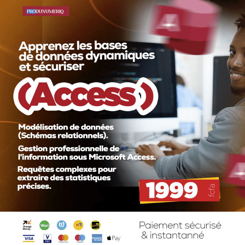 Deviens administrateur Bases de données ACCESS