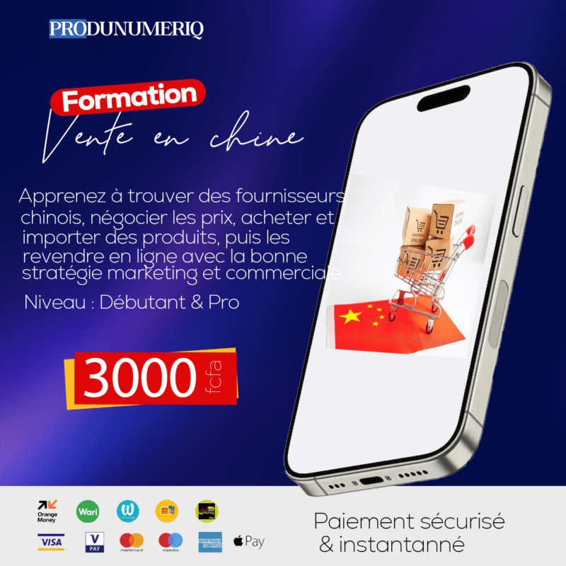 -Pack d’achat et formation complete en chine avec liste de plus de 2000 fournisseurs