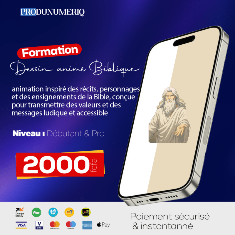 Dessin animé biblique pour enfants- centaines de vidéos