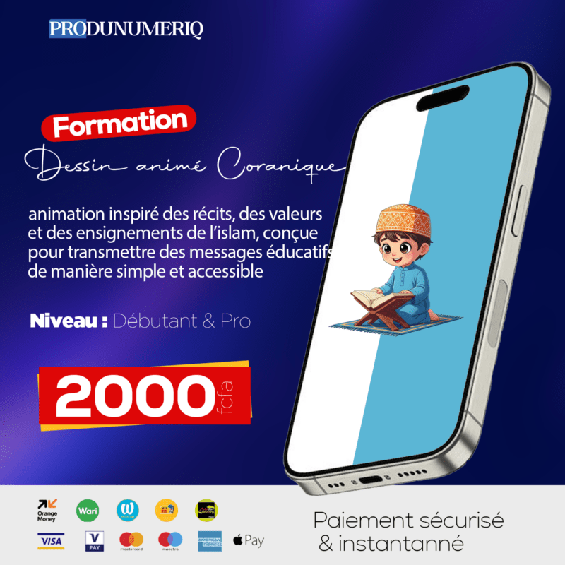 Dessin animé coranique pour enfants (centaines de videos)